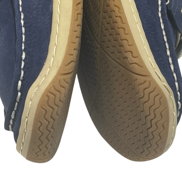 🔥SALE🔥TOMMY HILFIGER WOMENS TW SASSI NAVY  PLAID CASUAL BOAT SHOE SZ 8 M - Picture 10 of 10